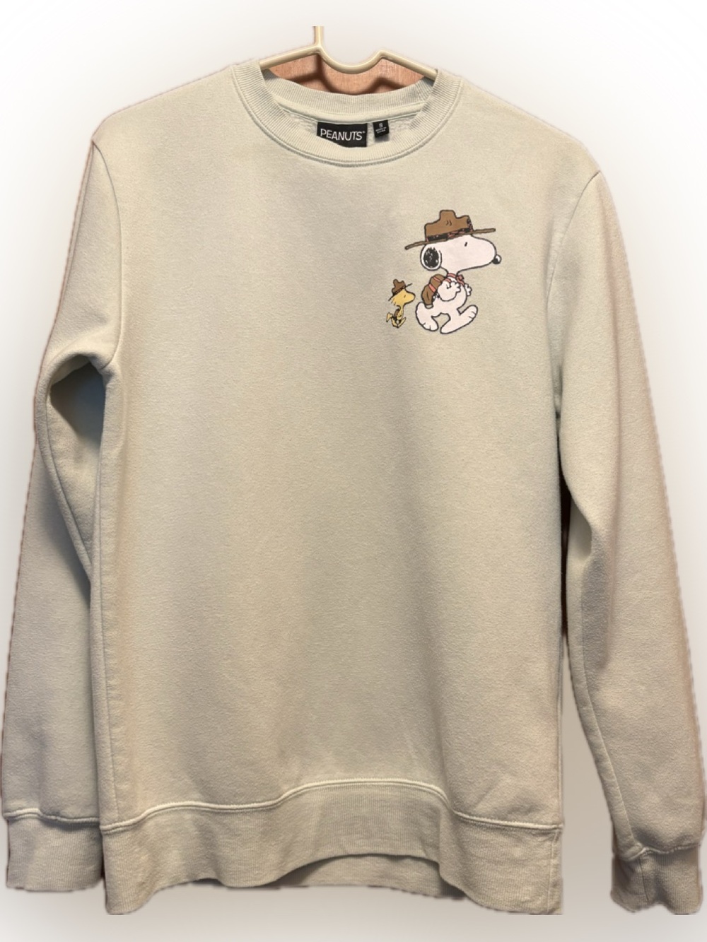 Peanuts Crewneck LS Sweatshirt Men’s Size S